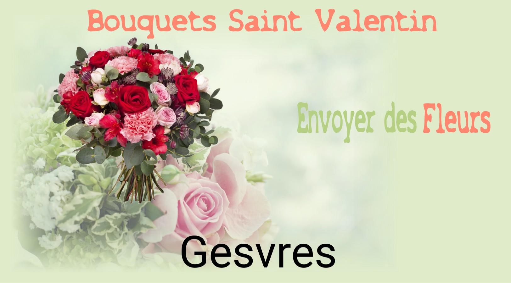 Roses de Saint-Valentin livrées à Gesvres
